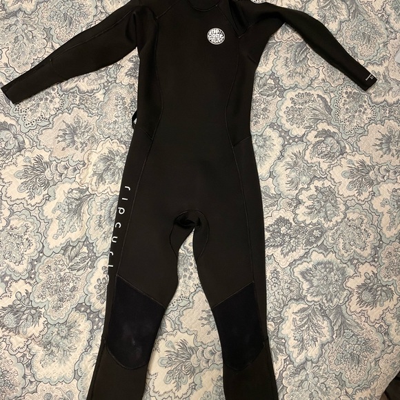 Rip Curl Dawn Patrol Black Wetsuit 3:2 Back Zip Women Size 4 - Picture 1 of 6